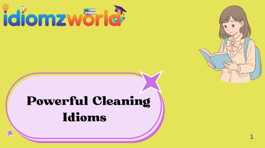 Powerful Cleaning Idioms