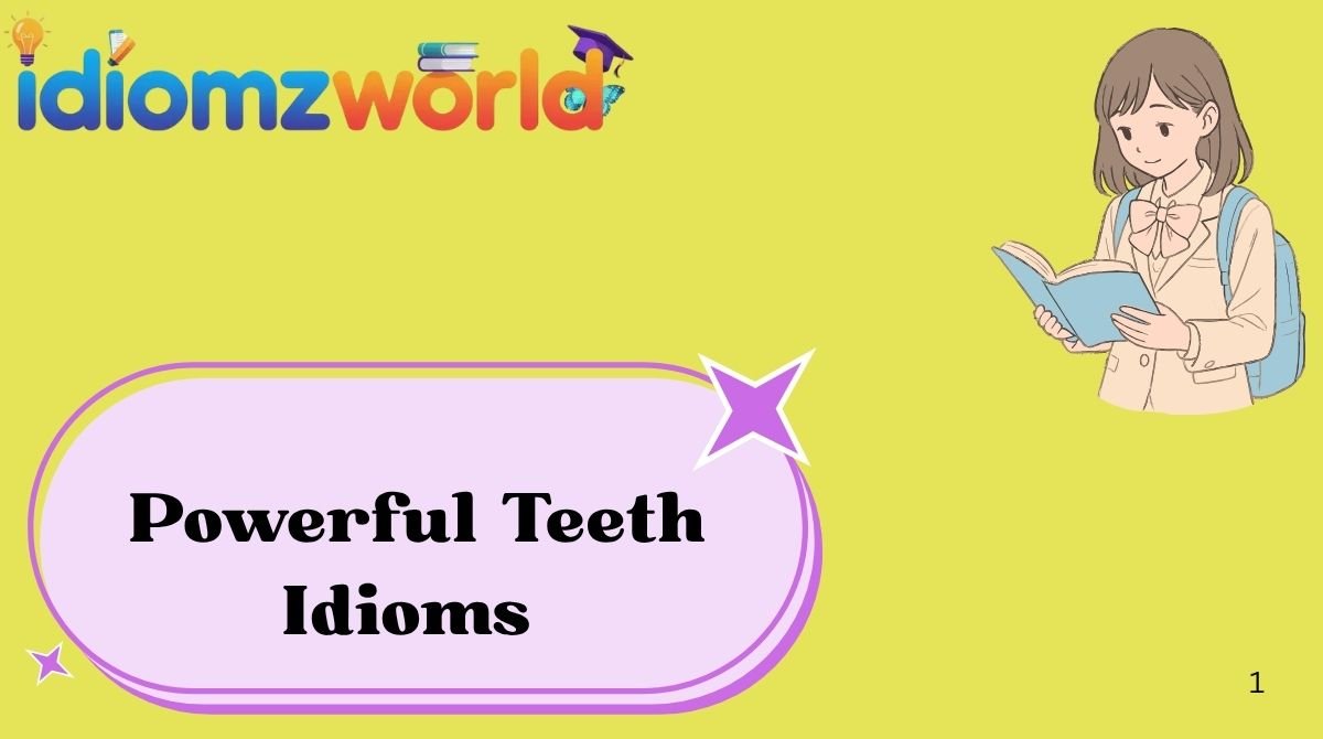 Powerful Teeth Idioms