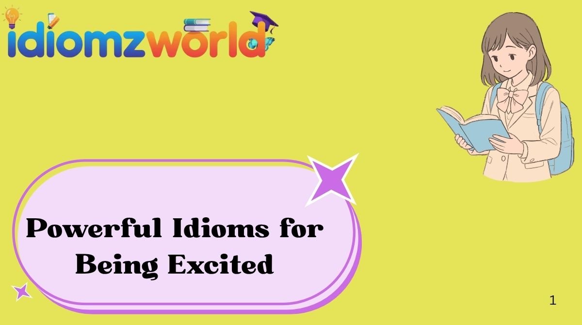 Powerful Idioms for Being Excited