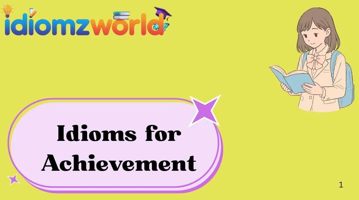 Idioms for Achievement