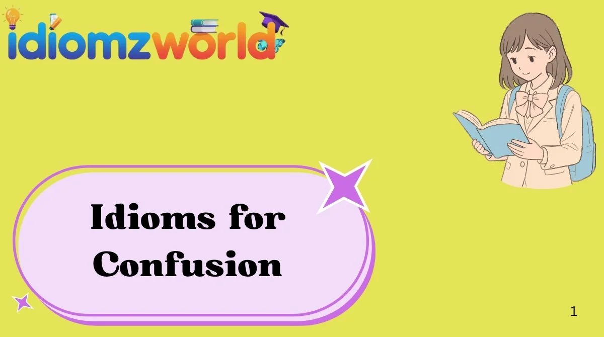 Idioms for Confusion