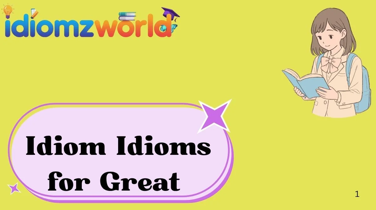 Idioms for Great