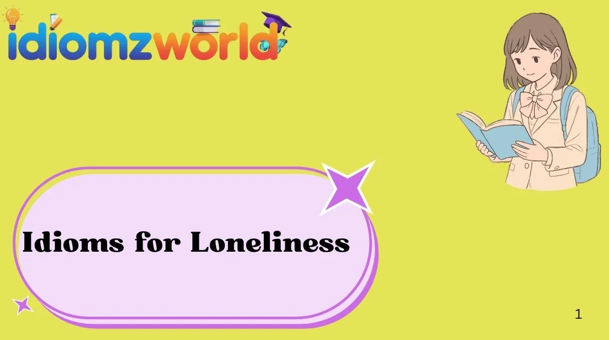 Idioms for Loneliness