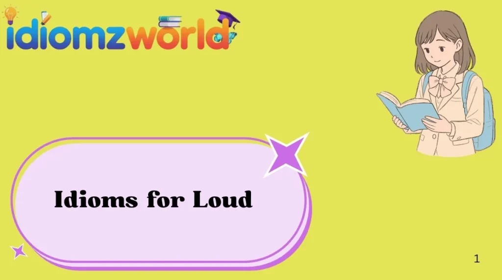 Idioms for Loud