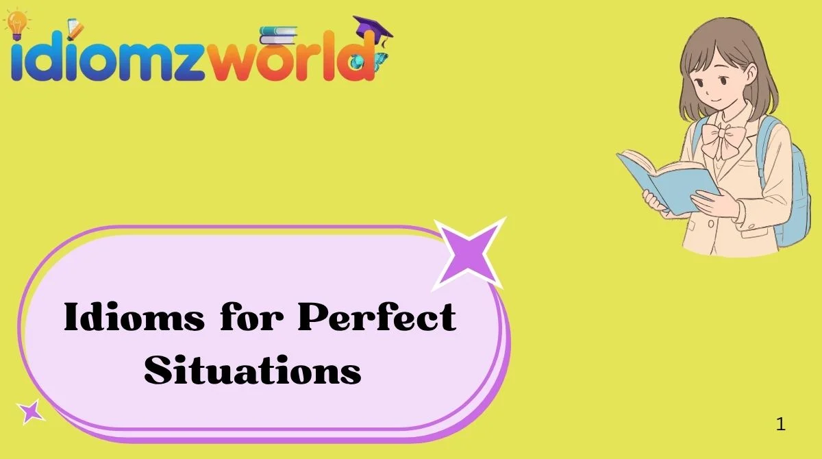 Idioms for Perfect Situations
