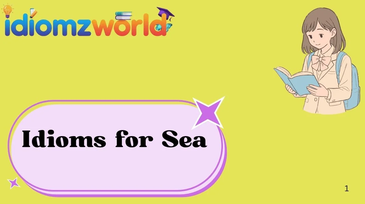 Idioms for Sea