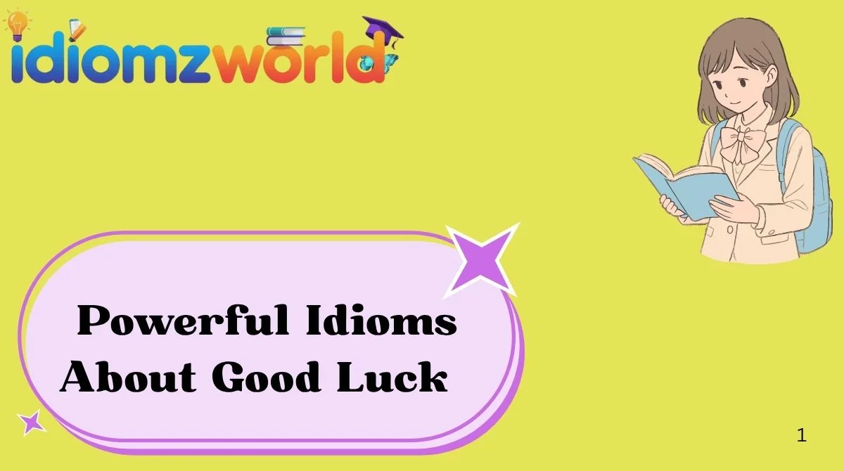 Powerful Idioms About Good Luck