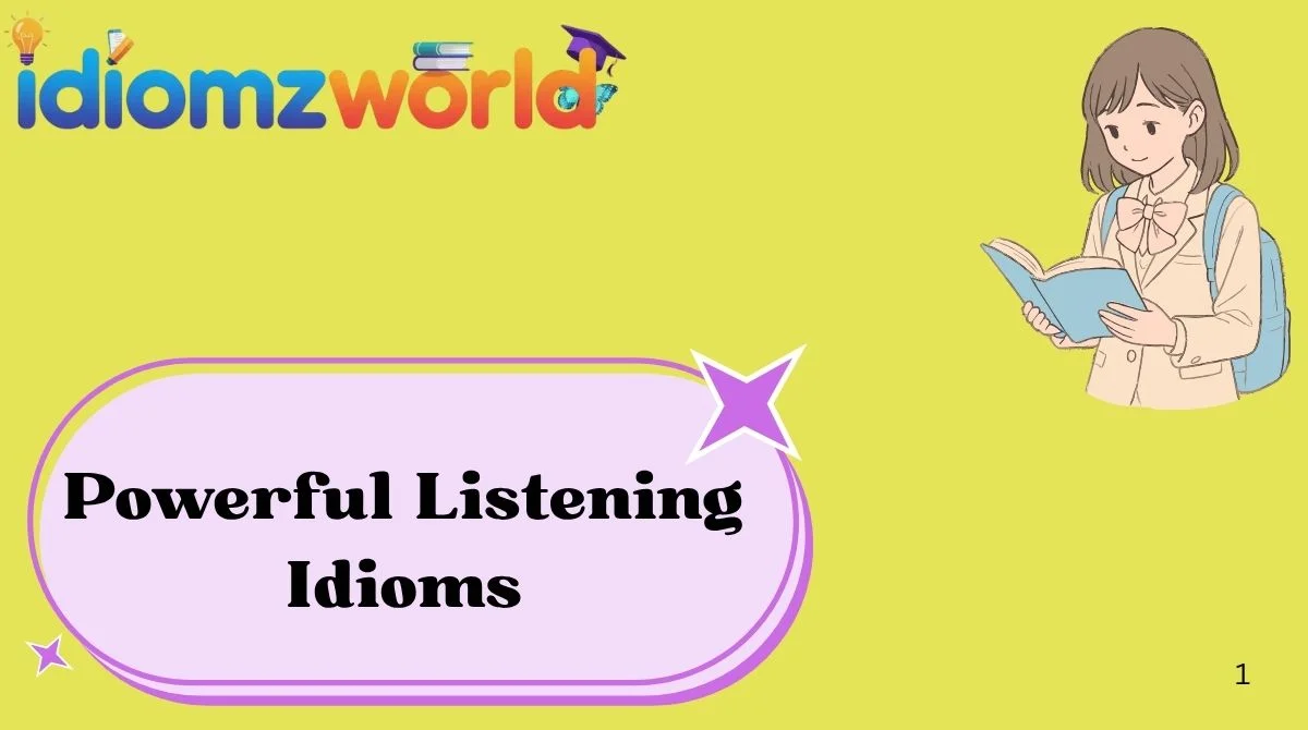 Powerful Listening Idioms