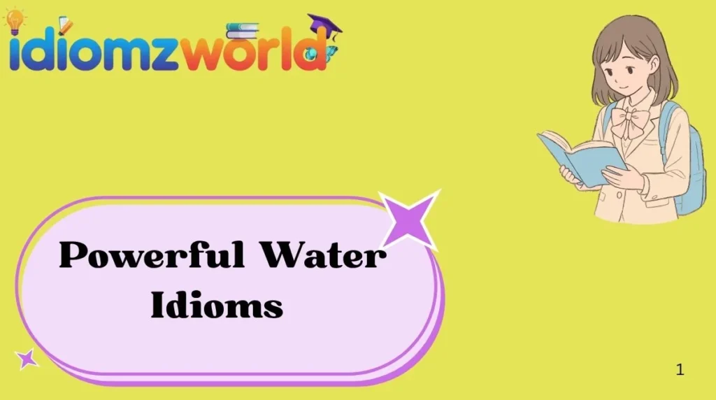 Powerful Water Idioms