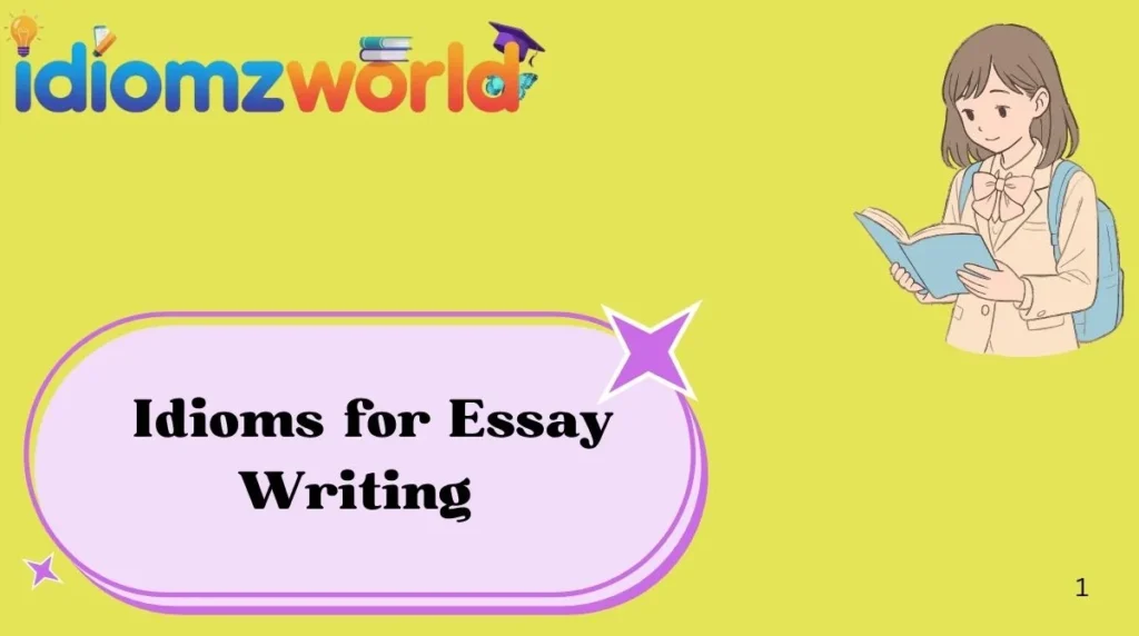 Idioms for Essay Writing