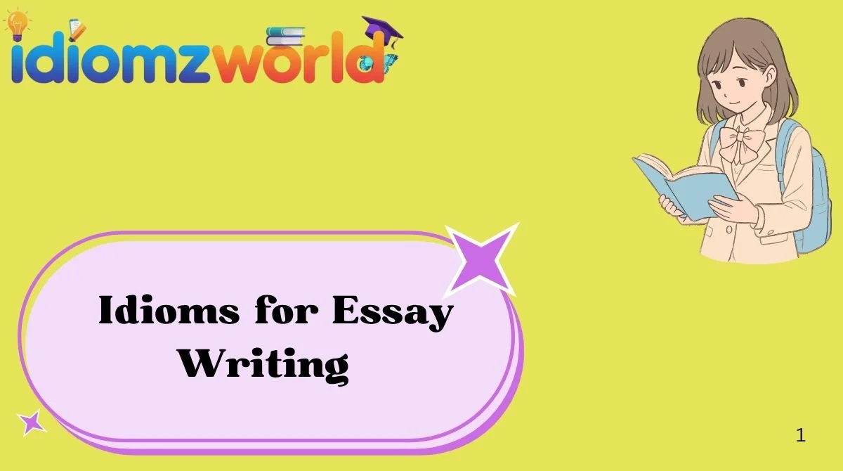 Idioms for Essay Writing