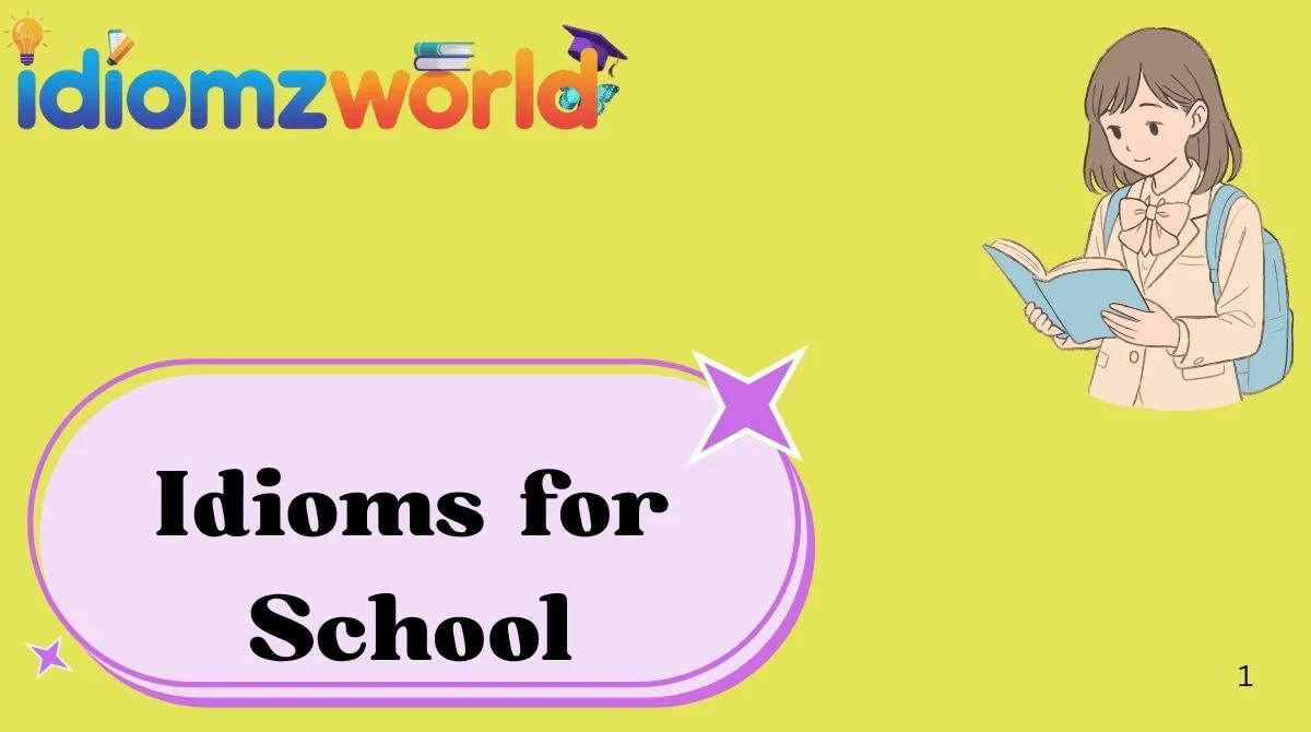 Idioms for School