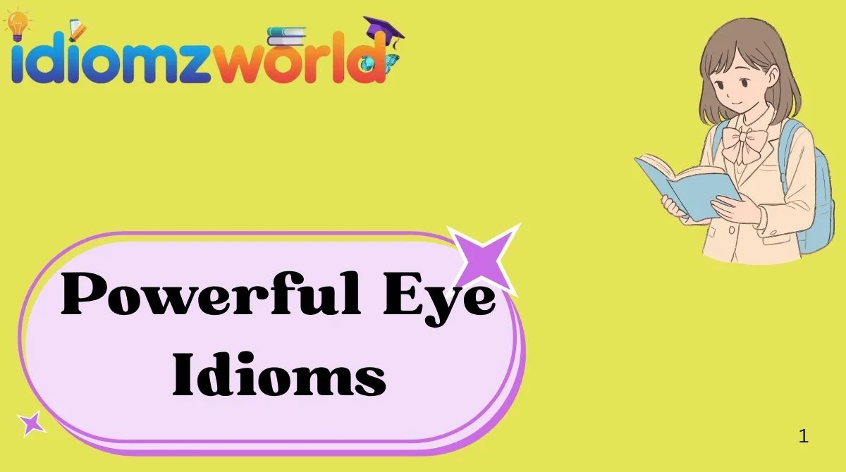 Powerful Eye Idioms