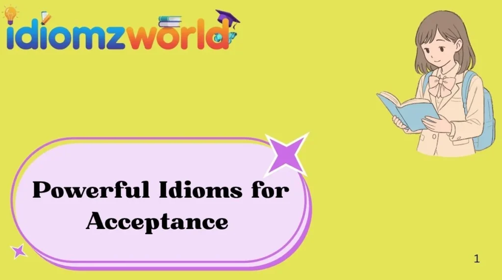 Powerful Idioms for Acceptance