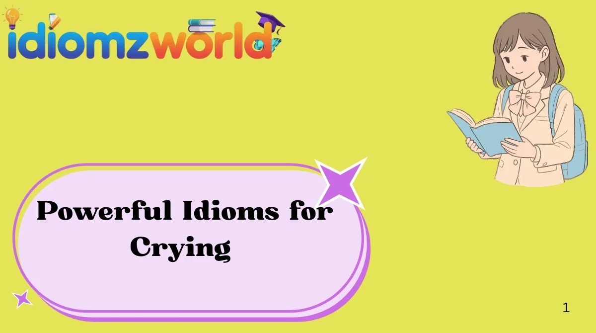 Powerful Idioms for Crying