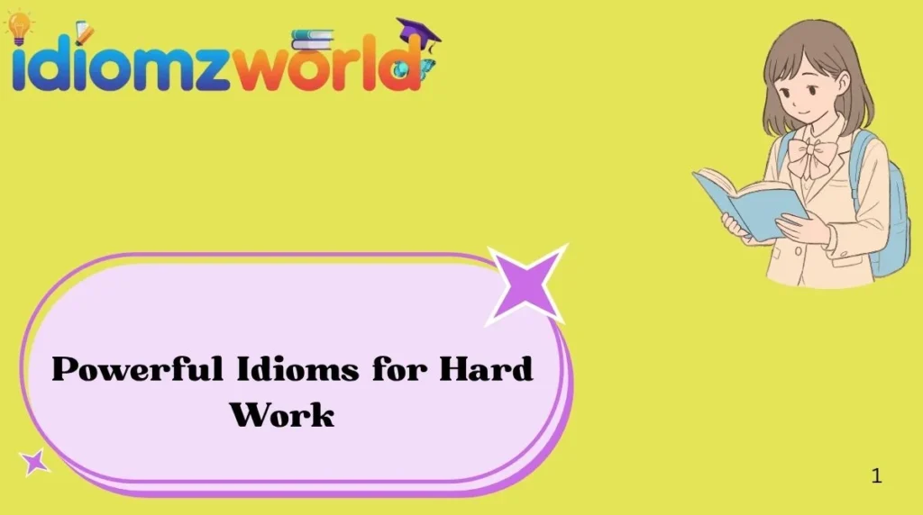 Powerful Idioms for Hard Work
