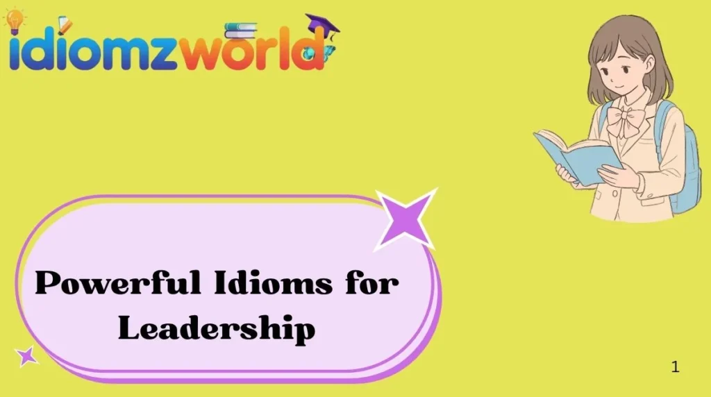 Powerful Idioms for Leadership