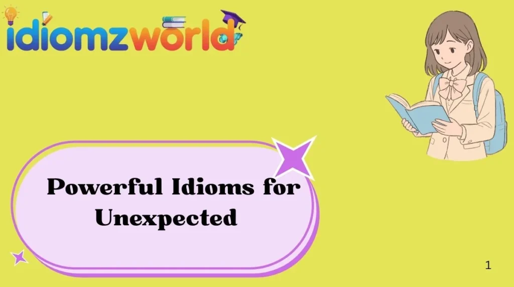 Powerful Idioms for Unexpected