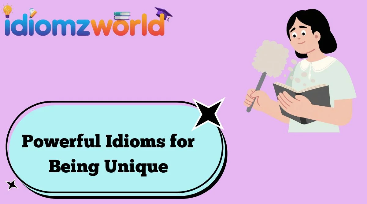 Powerful Idioms for Being Unique