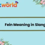 Fein Meaning in Slang